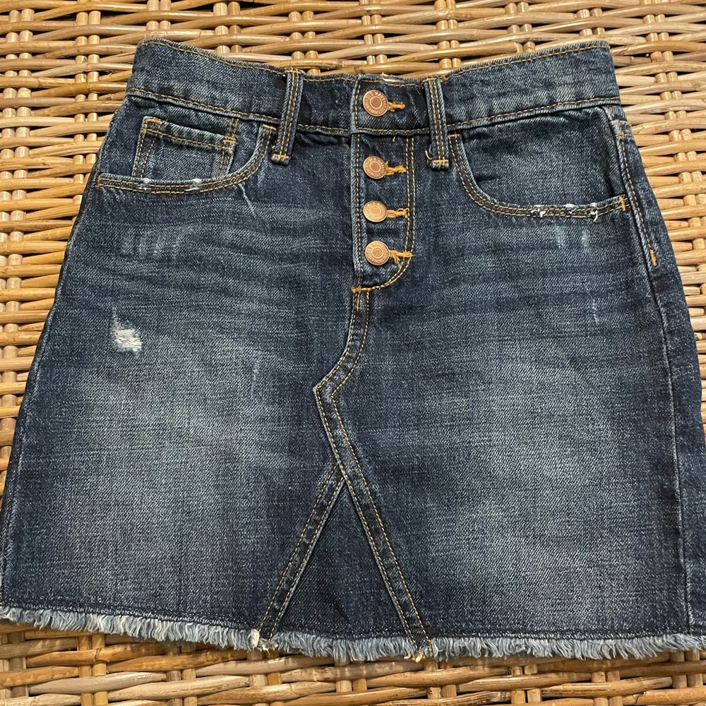 Old Navy High Rise Denim Skirt Sz 8